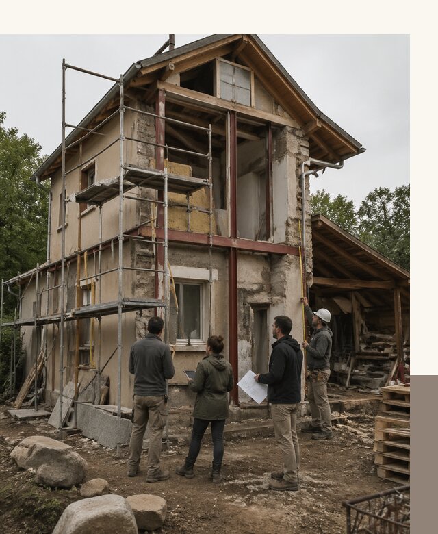 Реконструкция загородного дома под ключ в Гае от бюро