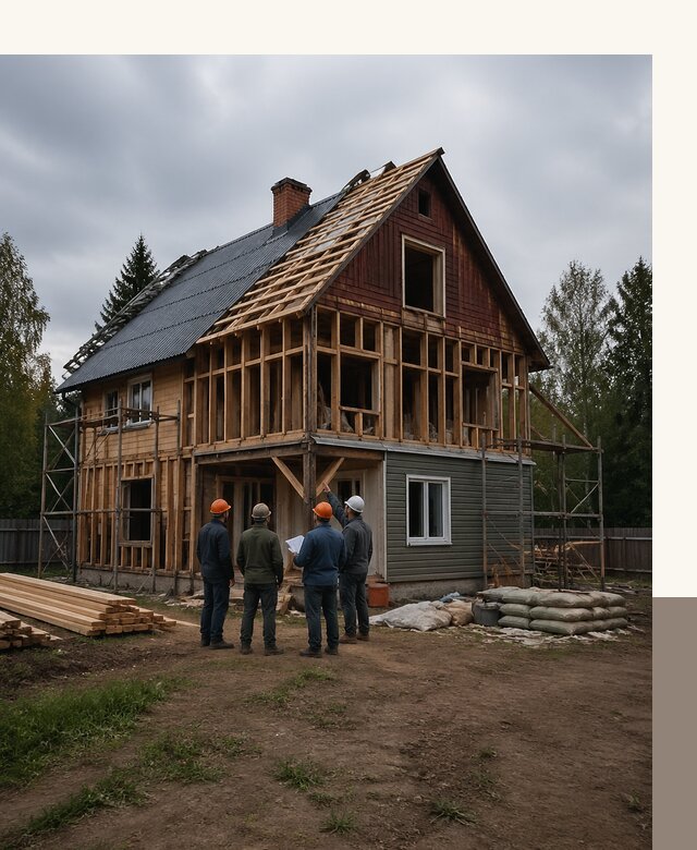 Реконструкция дачного дома в Гае под ключ с проектом