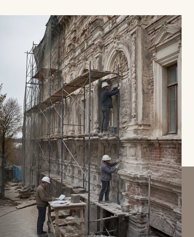 Реставрация объектов культурного наследия под ключ в Гае